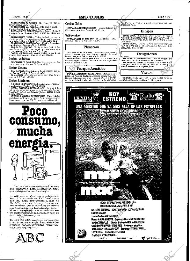 ABC SEVILLA 01-09-1988 página 65