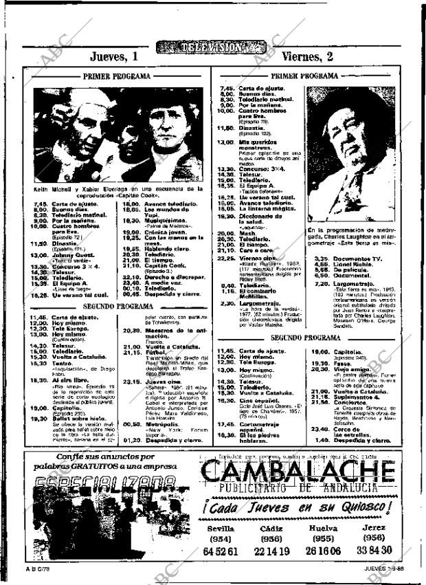 ABC SEVILLA 01-09-1988 página 78