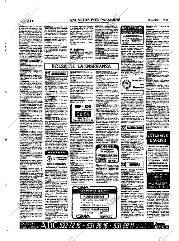 ABC MADRID 11-09-1988 página 142