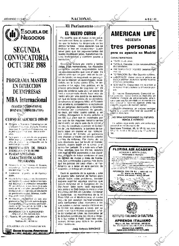 ABC MADRID 11-09-1988 página 43