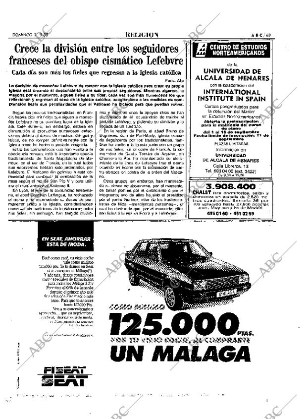 ABC MADRID 11-09-1988 página 69