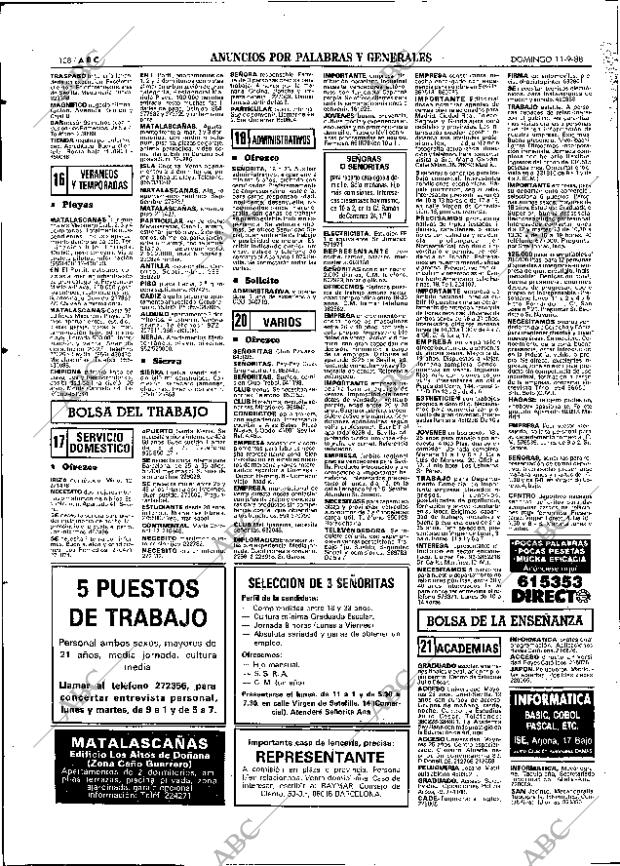 ABC SEVILLA 11-09-1988 página 108