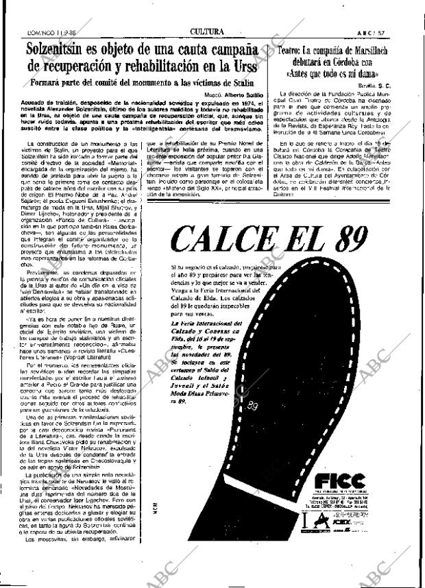 ABC SEVILLA 11-09-1988 página 57