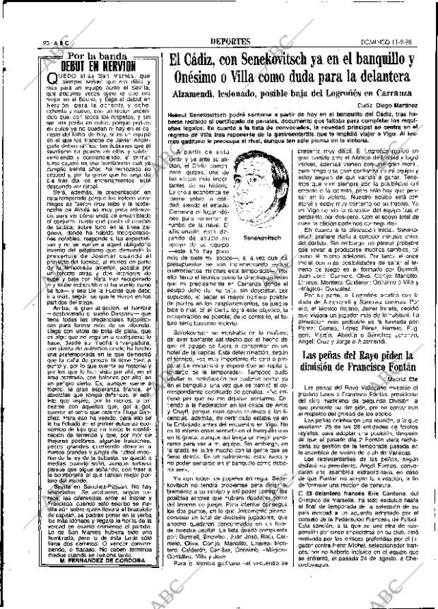 ABC SEVILLA 11-09-1988 página 90