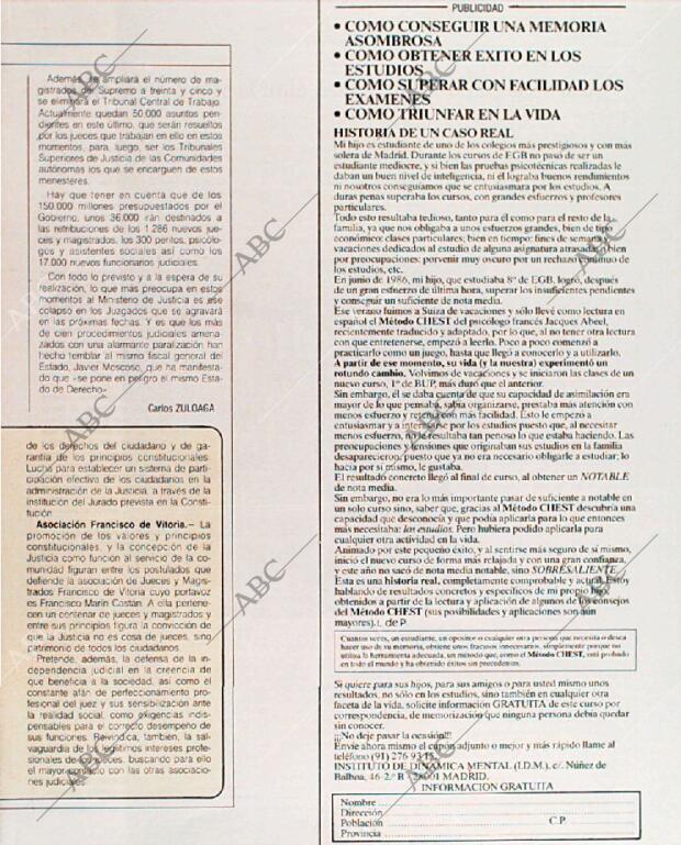 BLANCO Y NEGRO MADRID 11-09-1988 página 23
