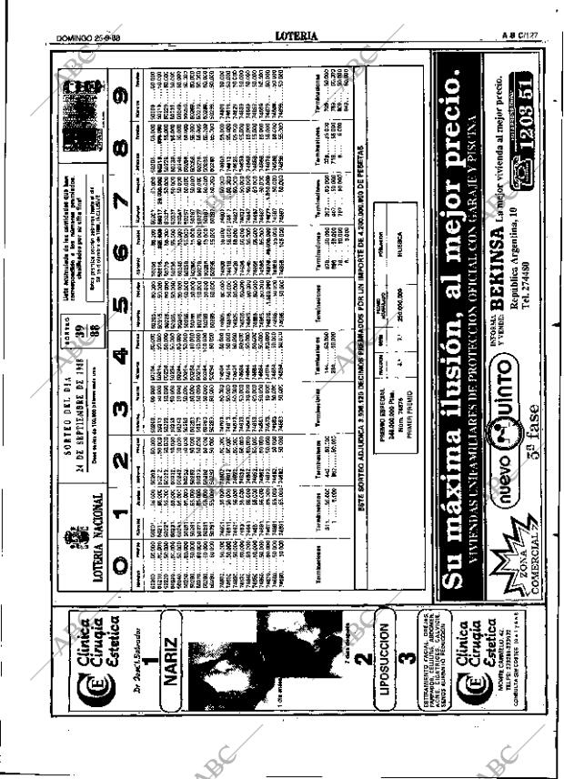 ABC SEVILLA 25-09-1988 página 127