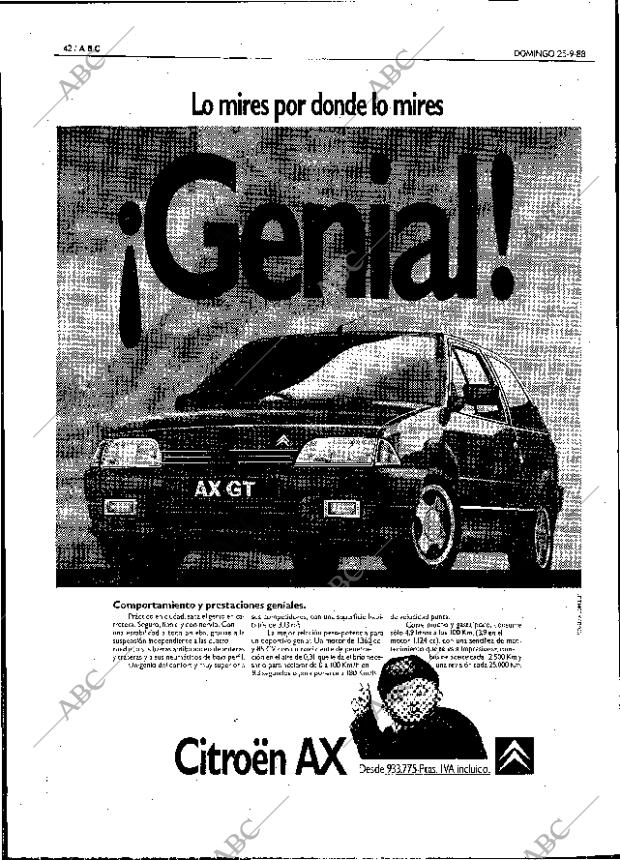 ABC SEVILLA 25-09-1988 página 42