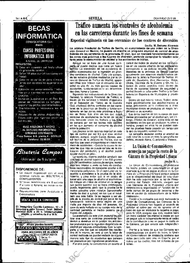 ABC SEVILLA 25-09-1988 página 56