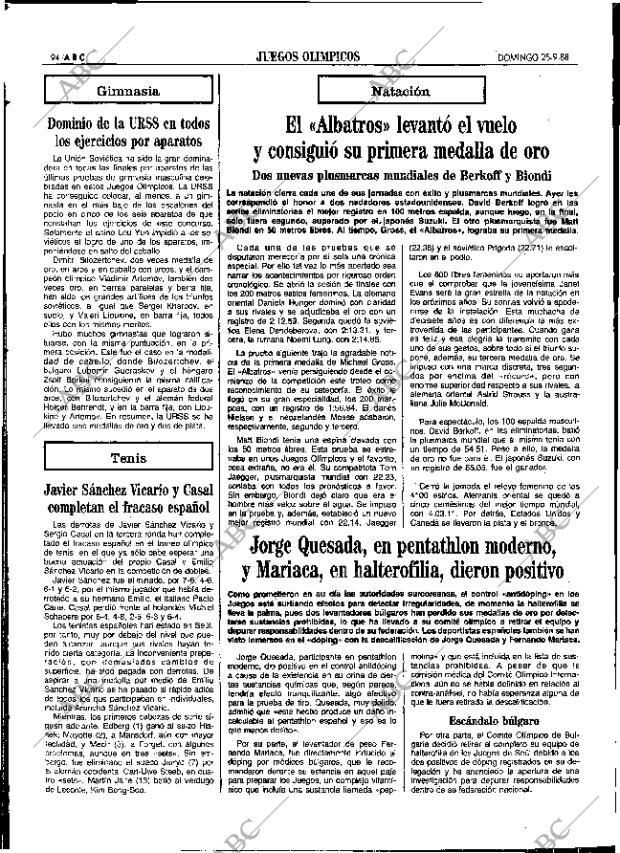 ABC SEVILLA 25-09-1988 página 94