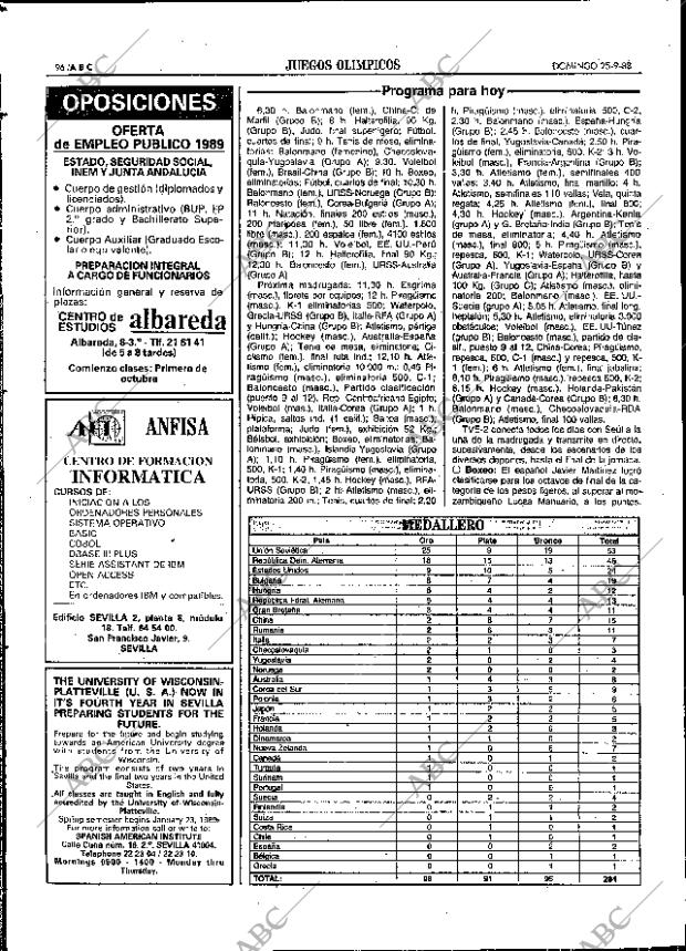 ABC SEVILLA 25-09-1988 página 96