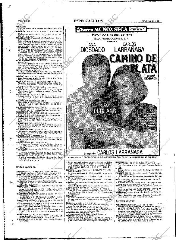 ABC MADRID 27-09-1988 página 100