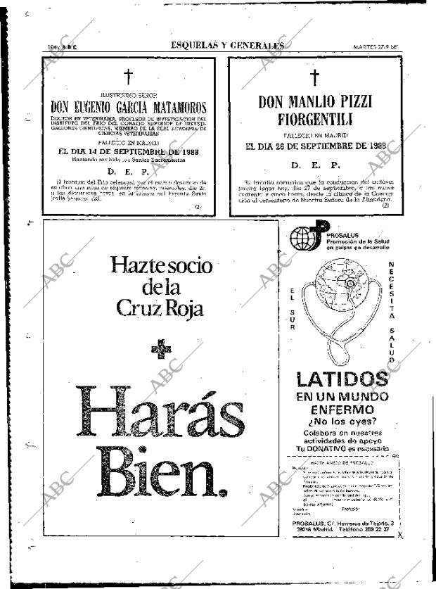 ABC MADRID 27-09-1988 página 104