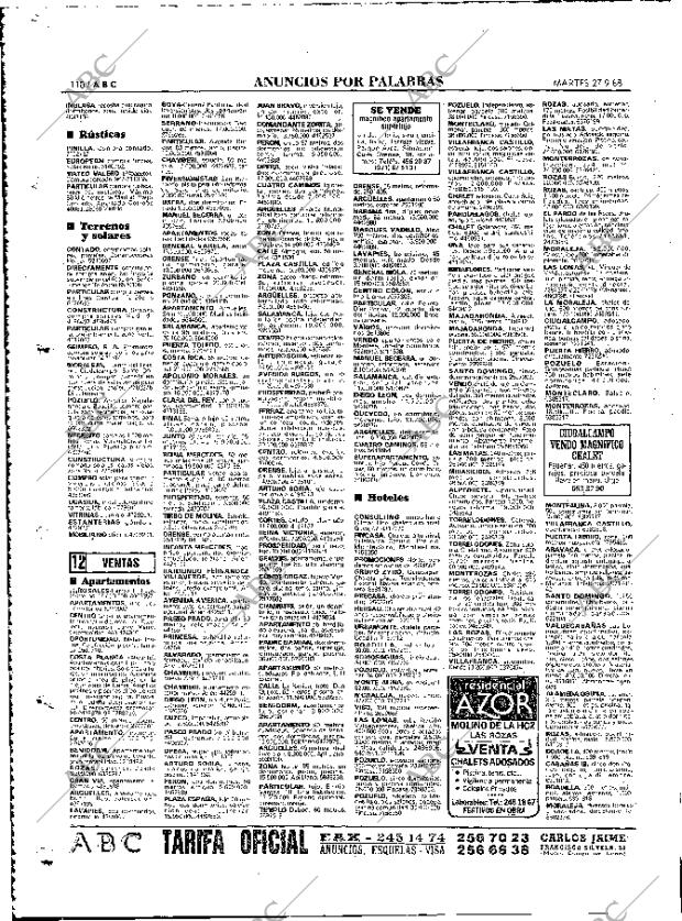 ABC MADRID 27-09-1988 página 110