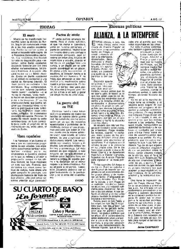 ABC MADRID 27-09-1988 página 21