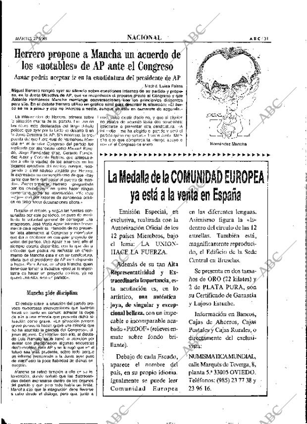 ABC MADRID 27-09-1988 página 31
