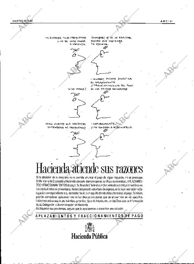 ABC MADRID 27-09-1988 página 41