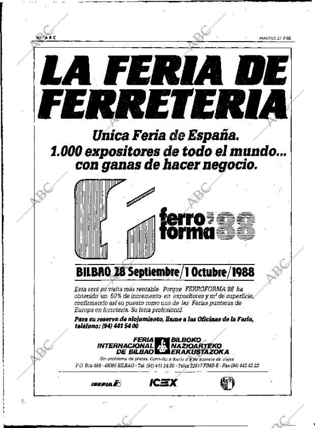 ABC MADRID 27-09-1988 página 60