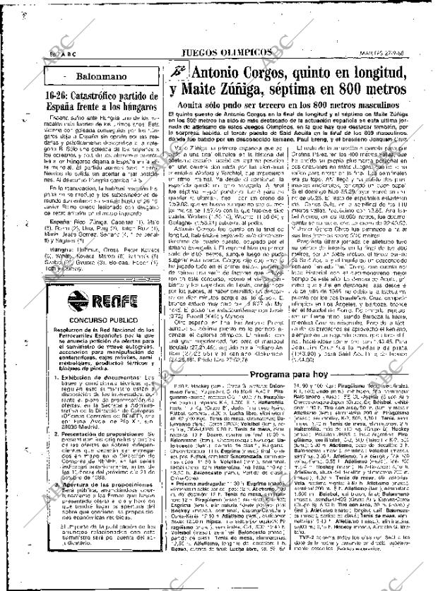 ABC MADRID 27-09-1988 página 86