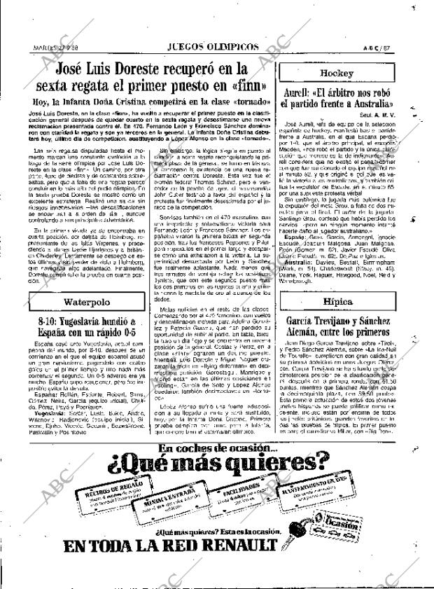 ABC MADRID 27-09-1988 página 87