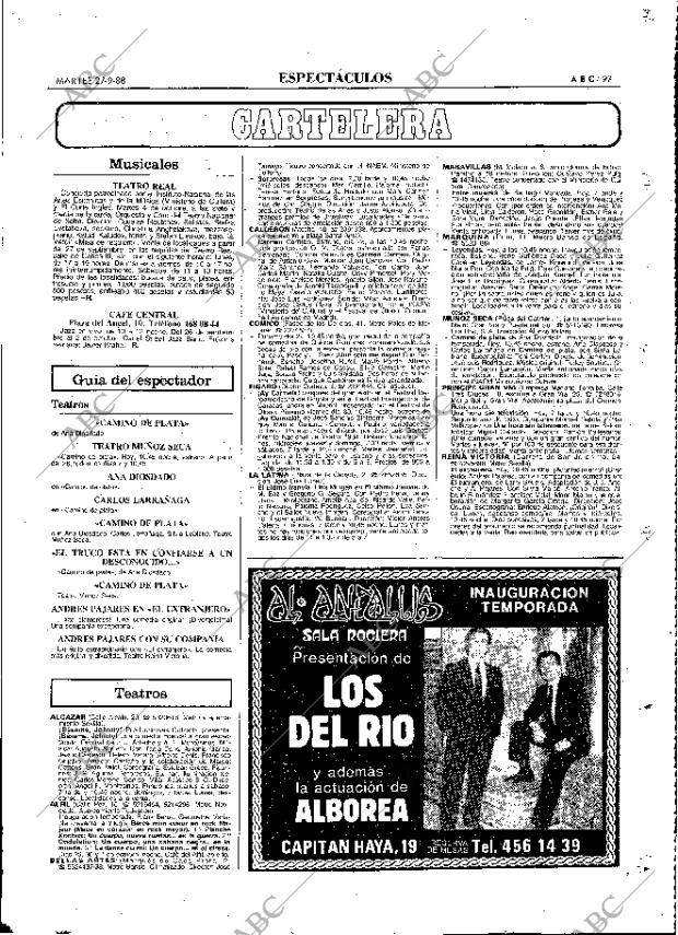 ABC MADRID 27-09-1988 página 97