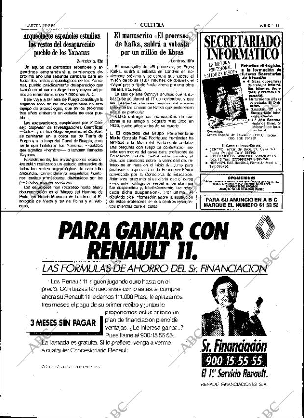 ABC SEVILLA 27-09-1988 página 41