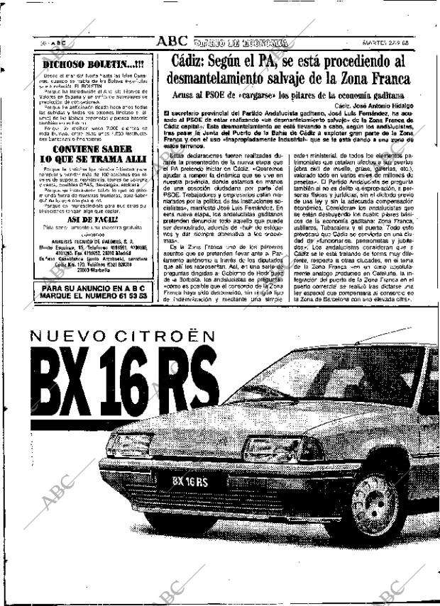 ABC SEVILLA 27-09-1988 página 50