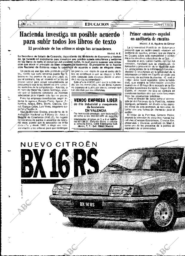 ABC MADRID 07-10-1988 página 76