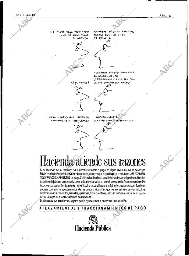 ABC SEVILLA 13-10-1988 página 53