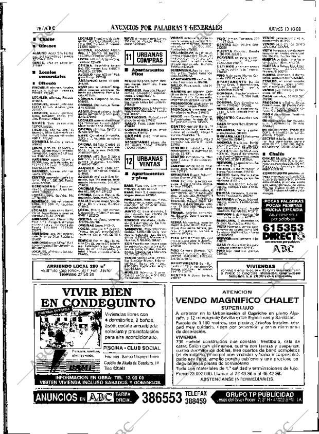 ABC SEVILLA 13-10-1988 página 78