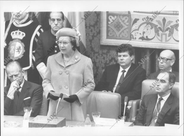 En la imagen, durante su visita al Congreso de los Diputados http://www