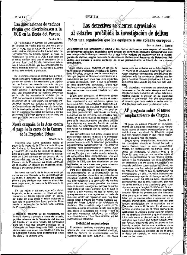 ABC SEVILLA 17-10-1988 página 44