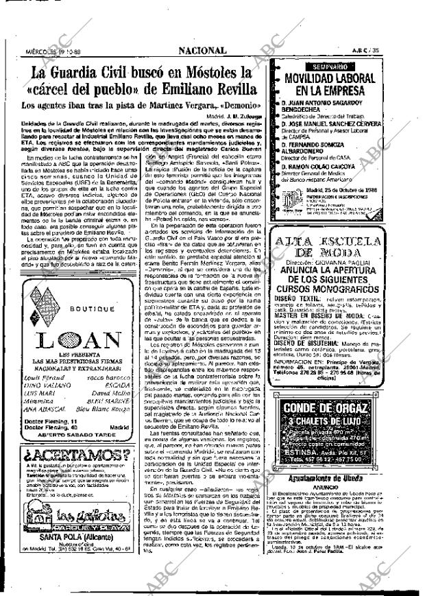 ABC MADRID 19-10-1988 página 35