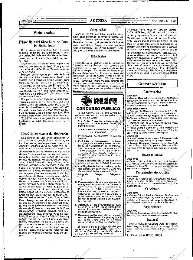 ABC MADRID 19-10-1988 página 52