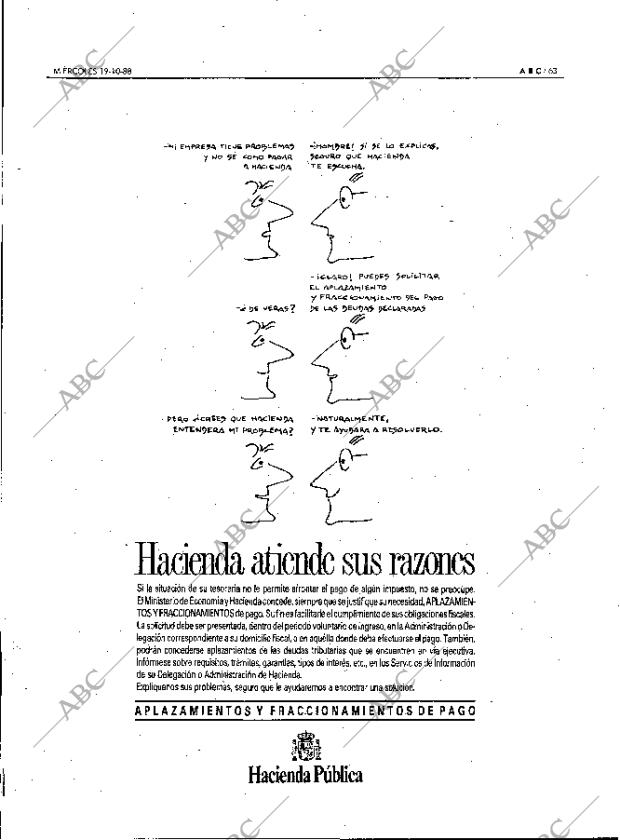 ABC MADRID 19-10-1988 página 63
