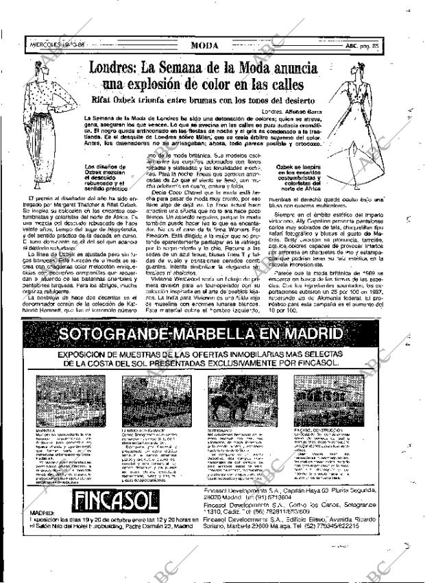 ABC MADRID 19-10-1988 página 85