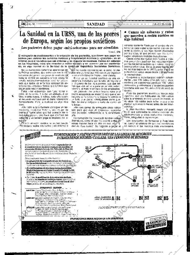 ABC MADRID 20-10-1988 página 96