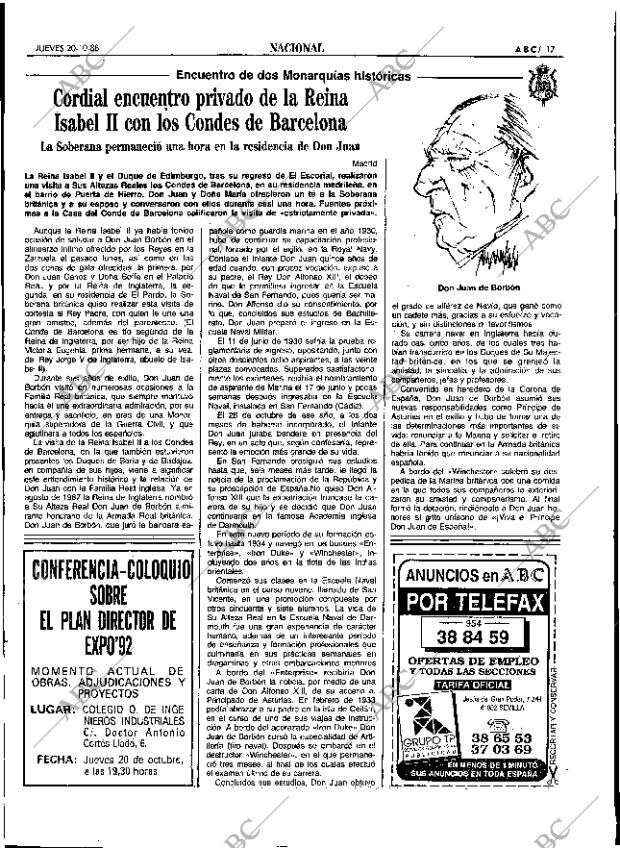 ABC SEVILLA 20-10-1988 página 17