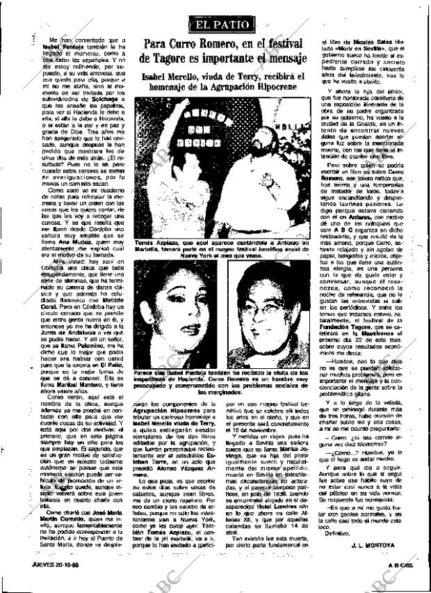 ABC SEVILLA 20-10-1988 página 85