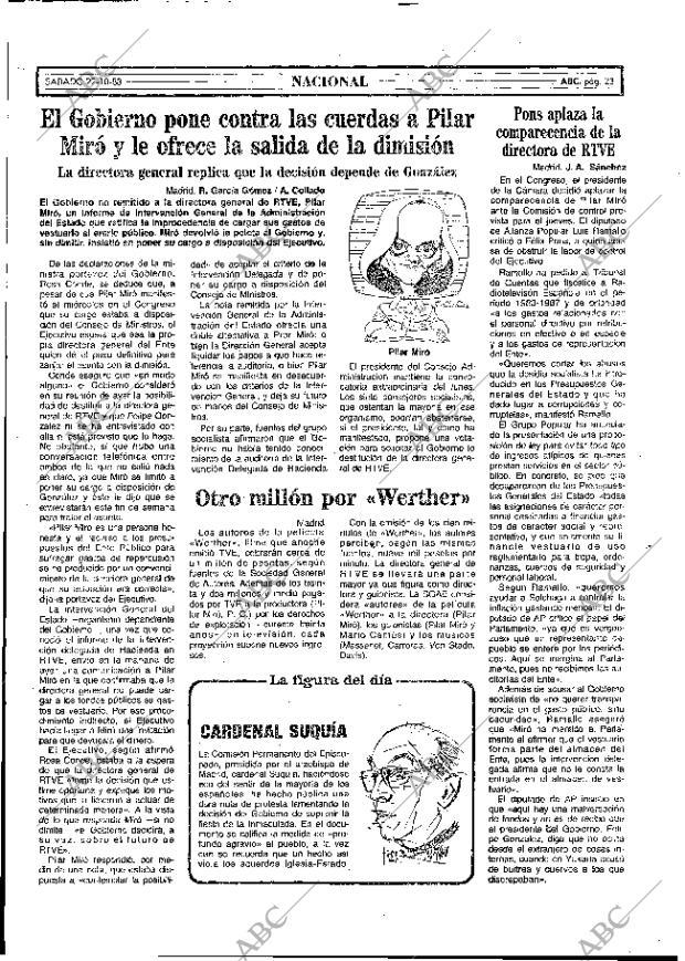 ABC MADRID 22-10-1988 página 23