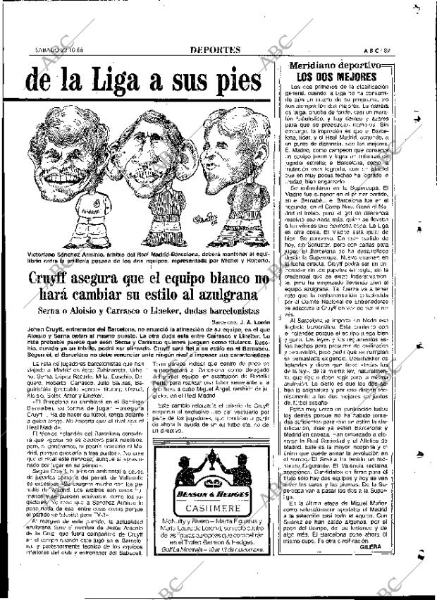 ABC MADRID 22-10-1988 página 89