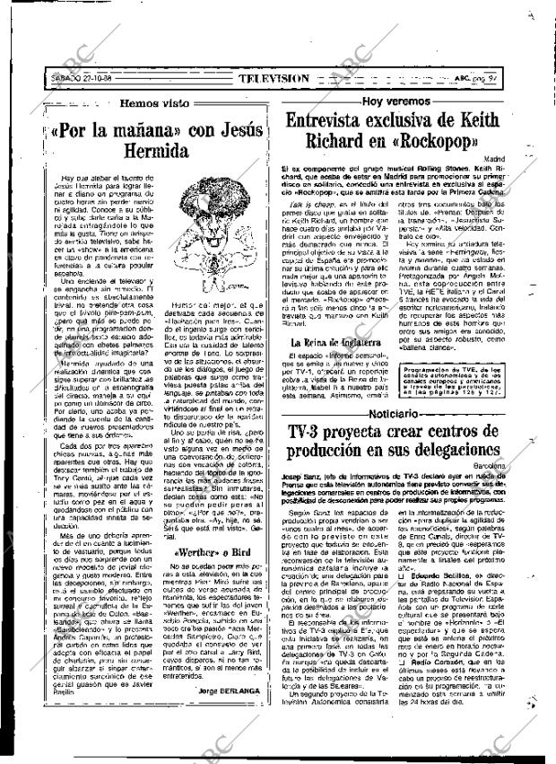 ABC MADRID 22-10-1988 página 97