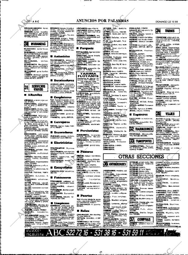 ABC MADRID 23-10-1988 página 150