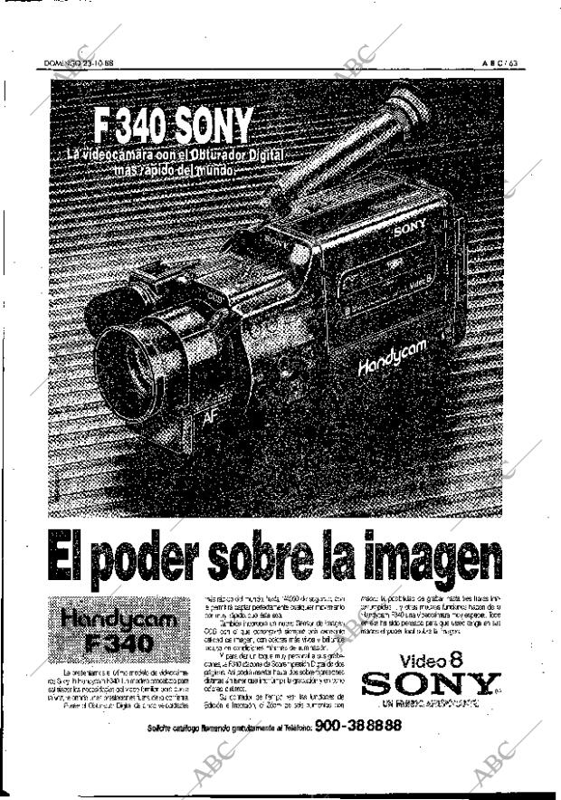 ABC MADRID 23-10-1988 página 63