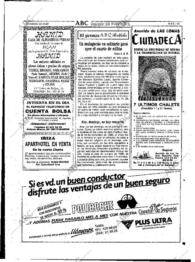 ABC MADRID 23-10-1988 página 93