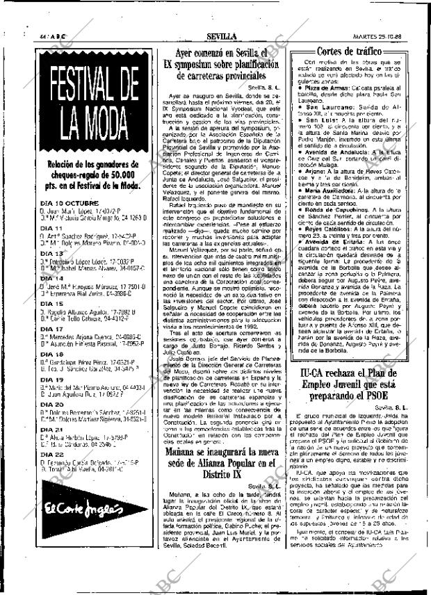 ABC SEVILLA 25-10-1988 página 44