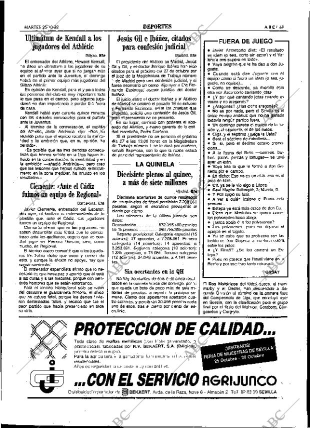 ABC SEVILLA 25-10-1988 página 69