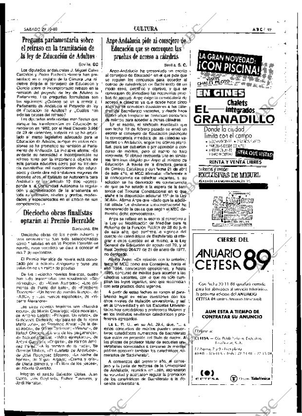 ABC SEVILLA 29-10-1988 página 57
