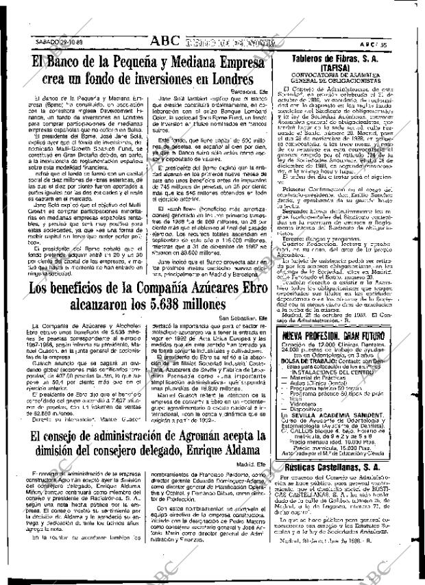 ABC SEVILLA 29-10-1988 página 63