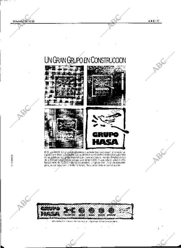 ABC MADRID 30-10-1988 página 71