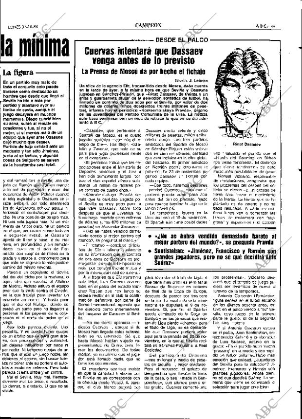 ABC SEVILLA 31-10-1988 página 49